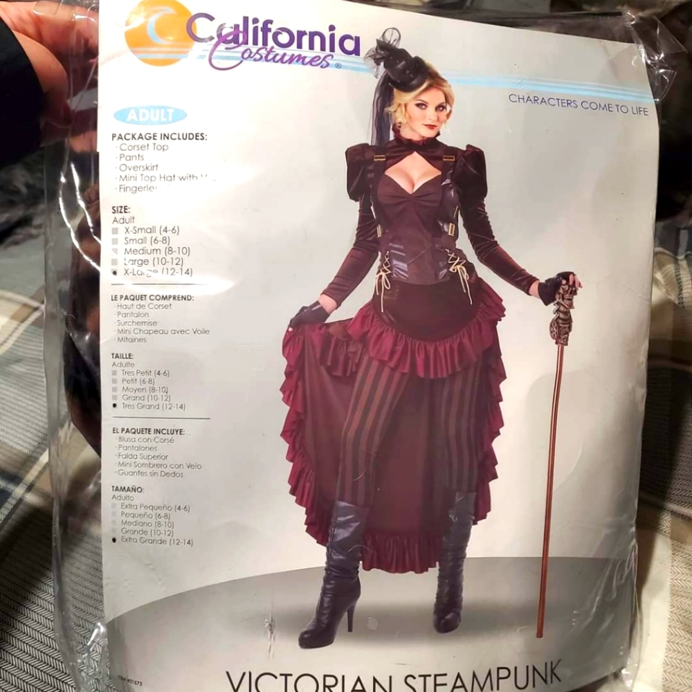 Brand New Women's Steampunk Costume